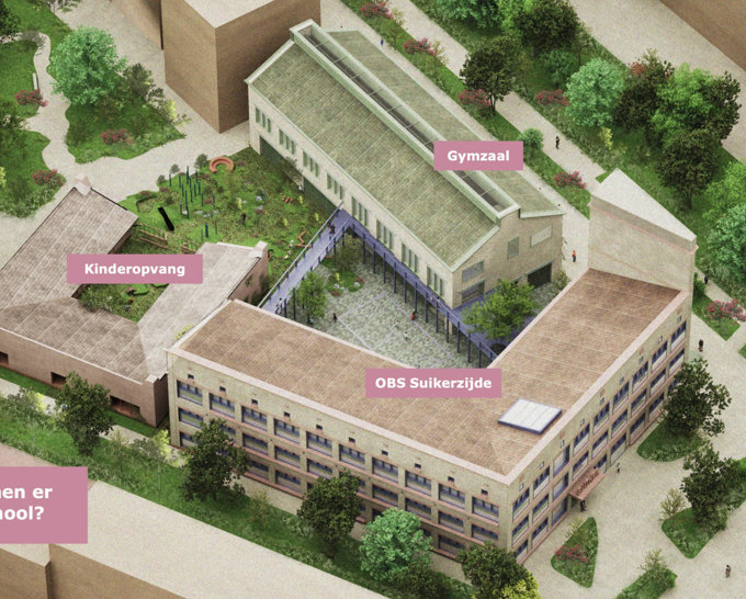 Nieuwe basisschool in De Suikerzijde: een stadsschool midden in de wijk Nieuwe basisschool in De Suikerzijde: een stadsschool midden in de wijk